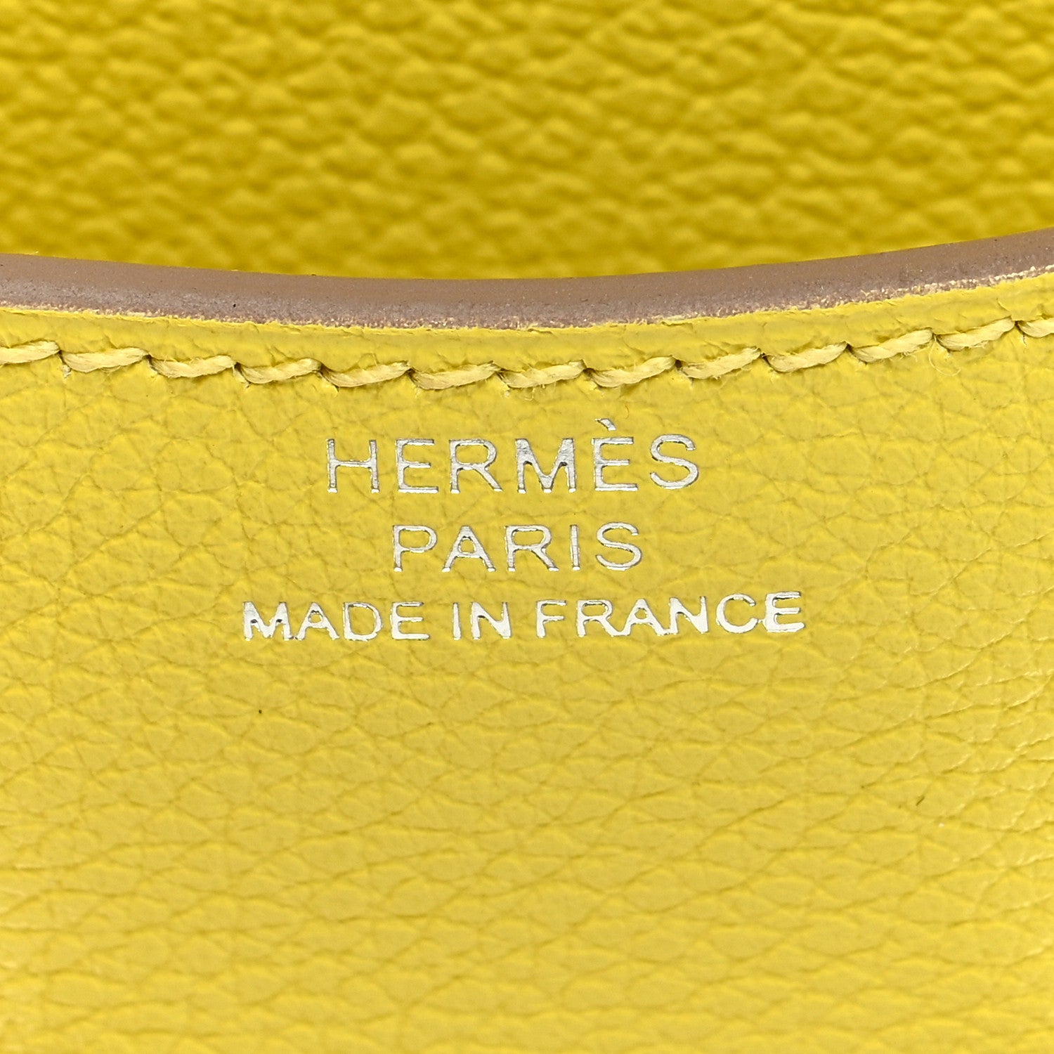 Hermes Evercolor Constance Slim Wallet Lime 7 of 7