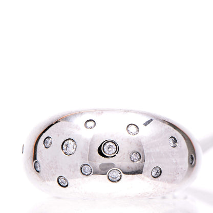 David Yurman Sterling Silver Diamond 11mm Pure Form Ring 52 6 1 of 5