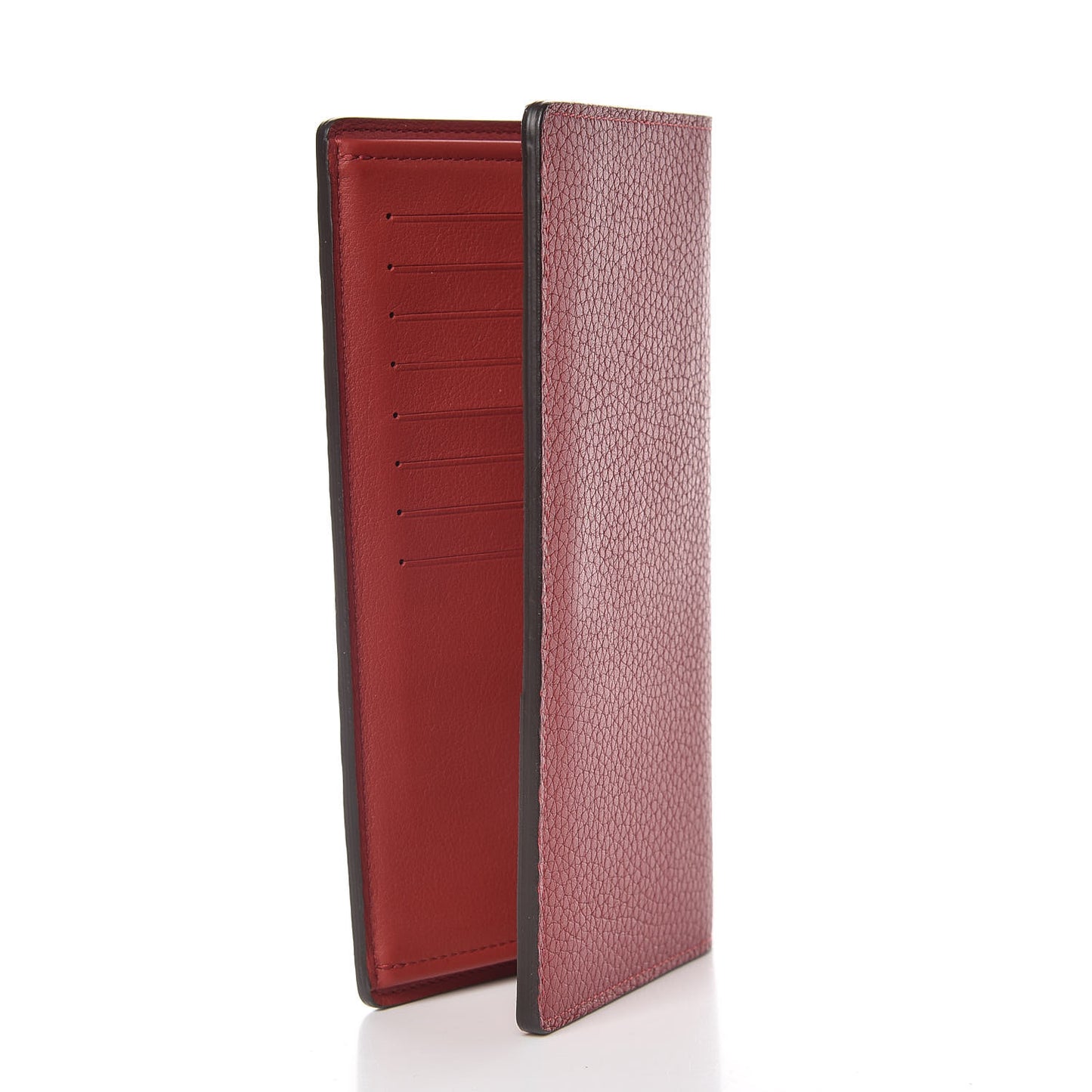 Taurillon Brazza Wallet Rouge