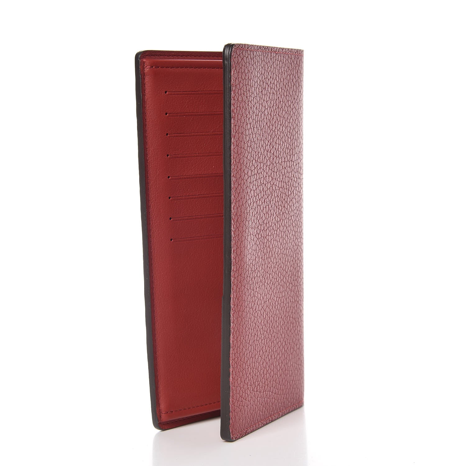Louis Vuitton Taurillon Brazza Wallet Rouge 3 of 6