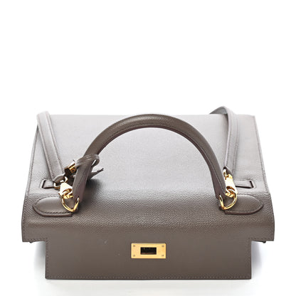 Hermes Epsom Kelly Sellier 28 Etain 16 of 39
