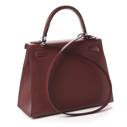 Hermes Epsom Kelly Sellier 28 Rouge H 3 of 11