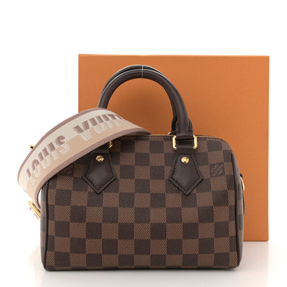 Louis Vuitton Damier Ebene Speedy Bandouliere 20 10 of 10