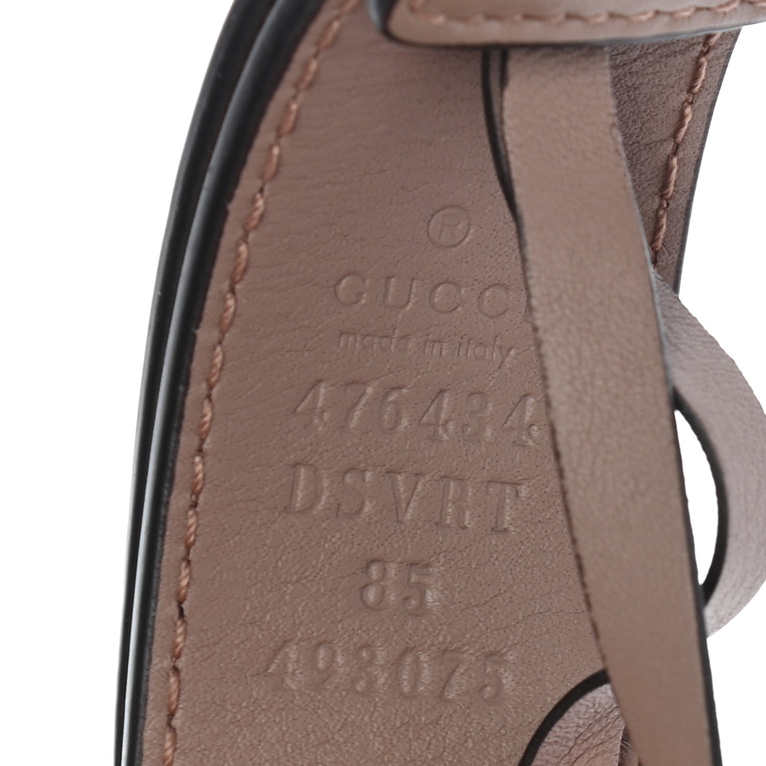 Gucci Calfskin Matelasse GG Marmont Belt Bag 85 34 Porcelain Rose 10 of 10