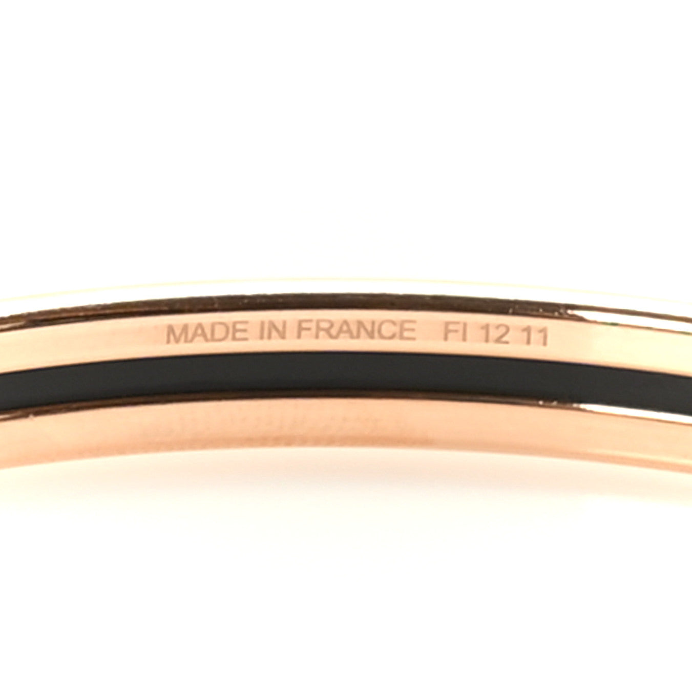 Enamel Printed Extra Narrow Bracelet 70 Bleu Polaire
