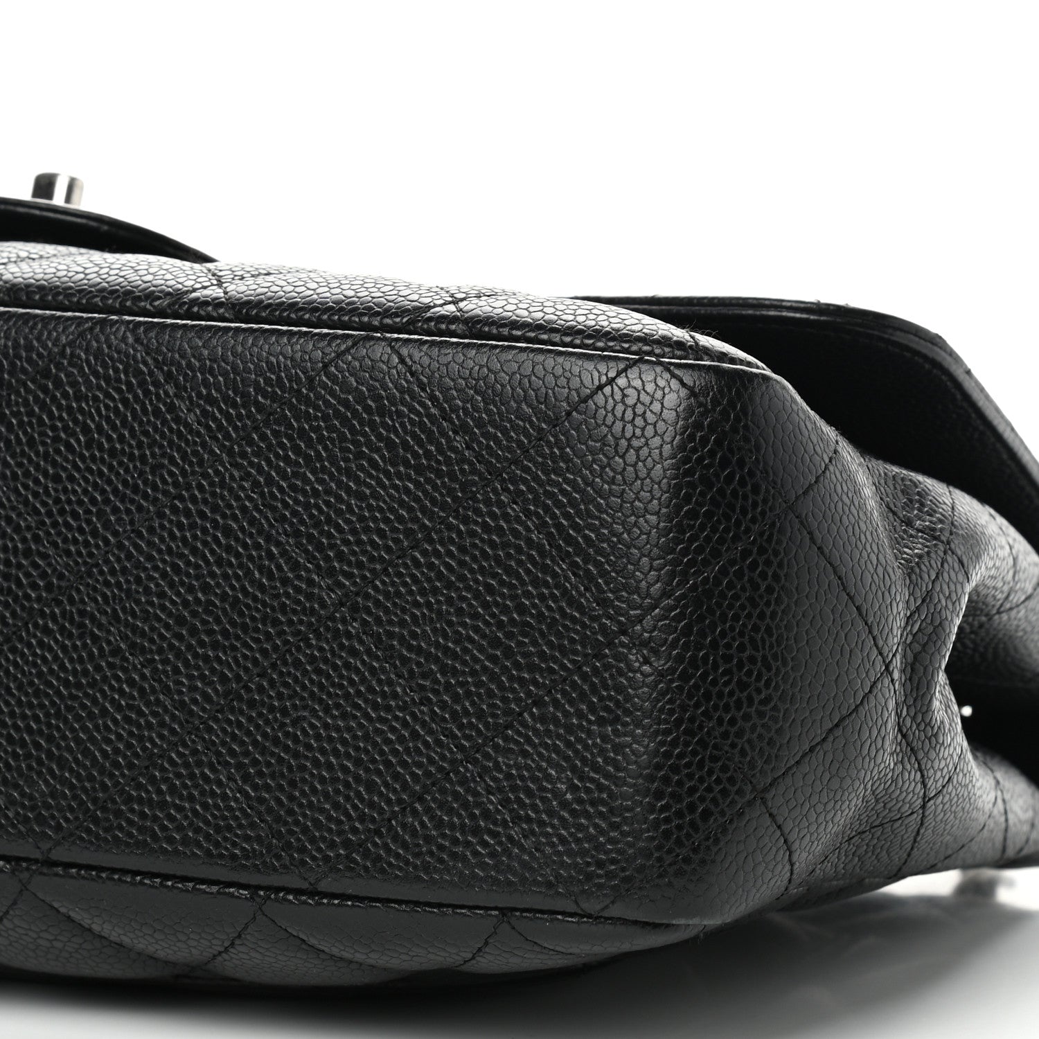 Chanel Caviar Quilted Jumbo Single Flap Black 12 of 12