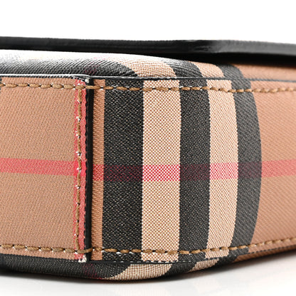 Burberry House Check Tartan Mix Hampshire Crossbody Antique Yellow Black 10 of 14