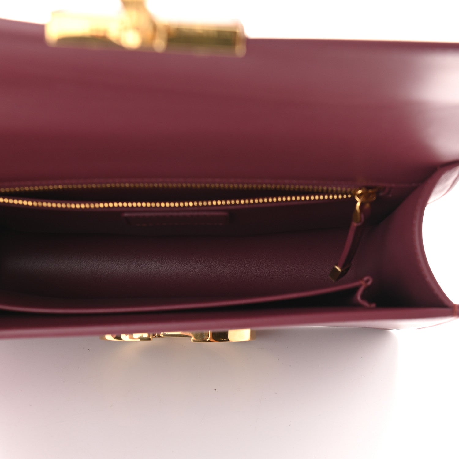 Christian Dior Smooth Calfskin 30 Montaigne Flap Bag Fuchsia 7 of 8