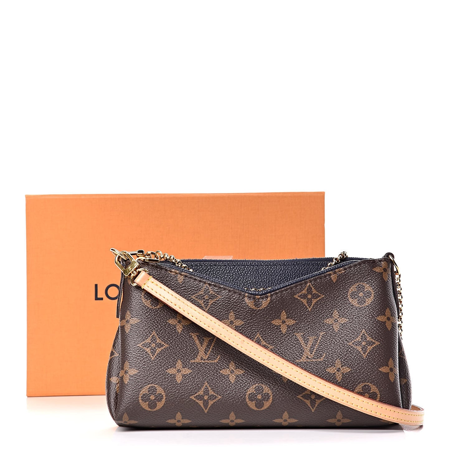 Monogram Pallas Clutch Blue Marine