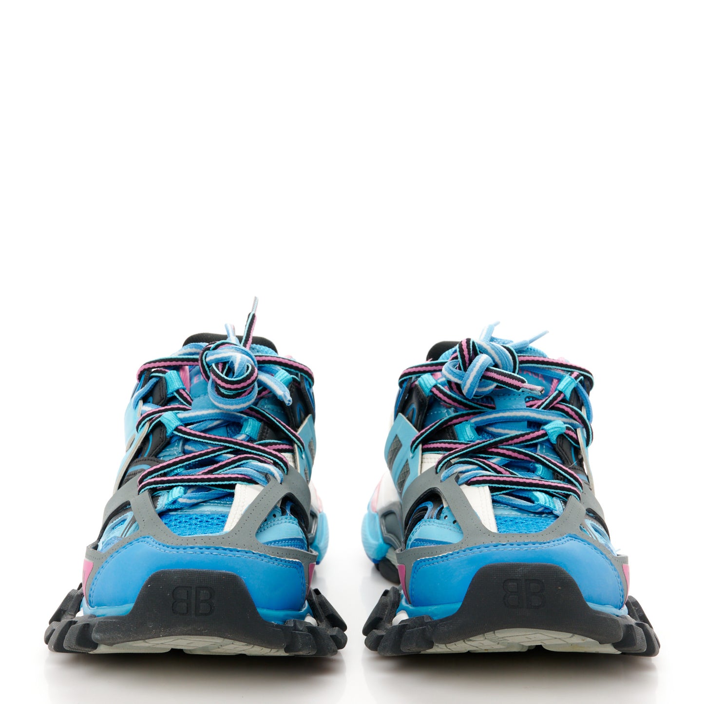 Mesh Nylon Womens Track Sneakers 35 Blue Black