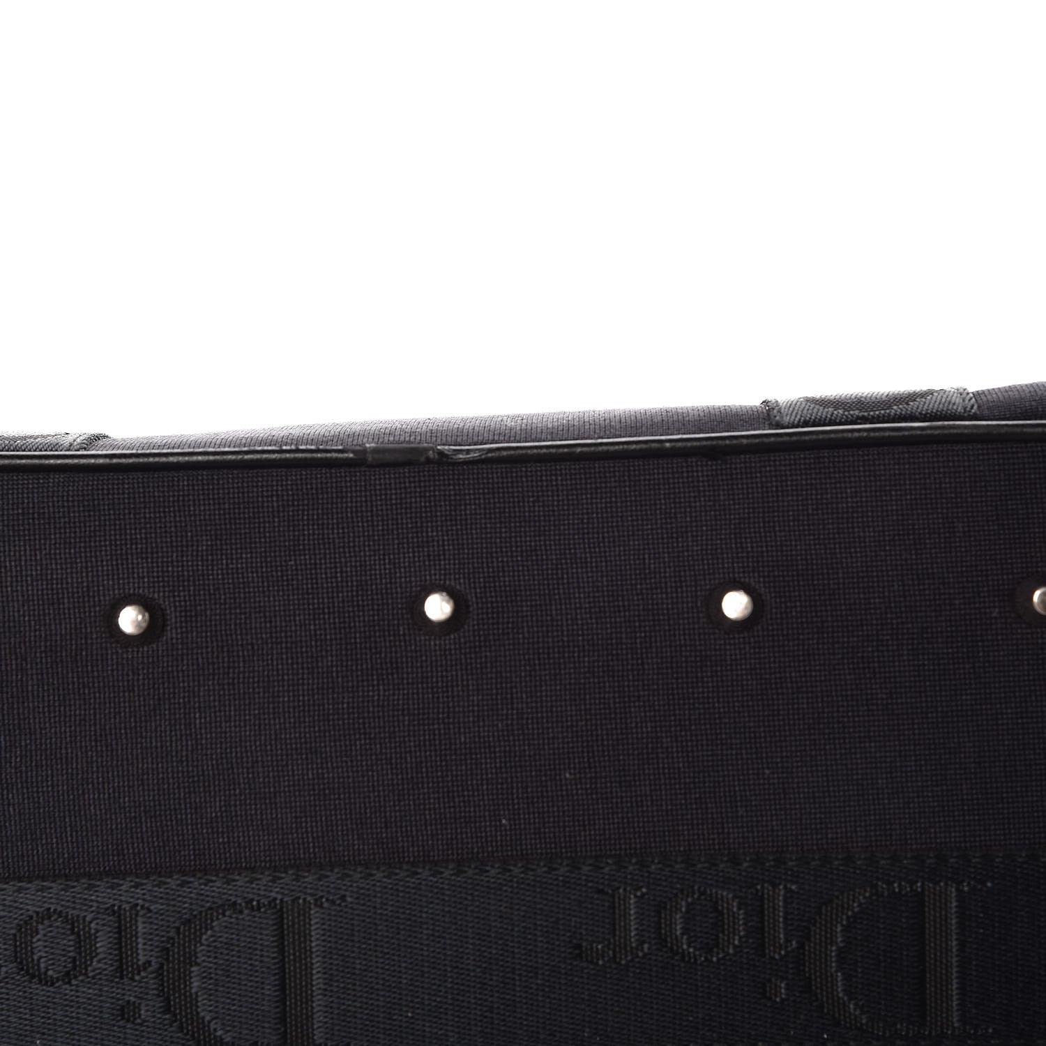 Christian Dior Nylon Crystal Satchel Black 15 of 19