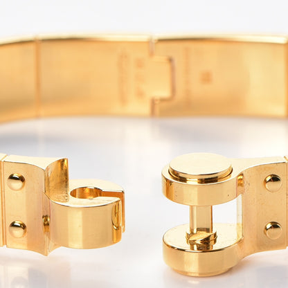 Hermes Epsom Charniere Uni Narrow Hinged Bracelet M Rose Jaipur 5 of 7