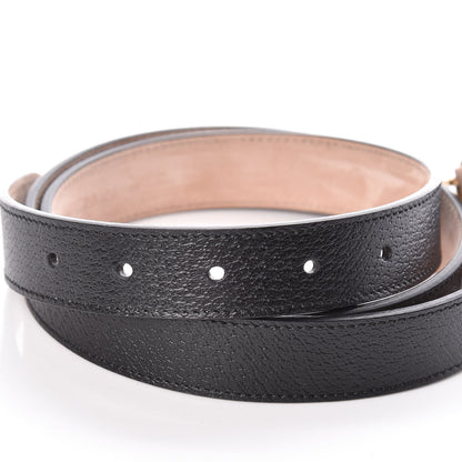Gucci Calfskin Framed Double G Belt 95 38 Black 5 of 7