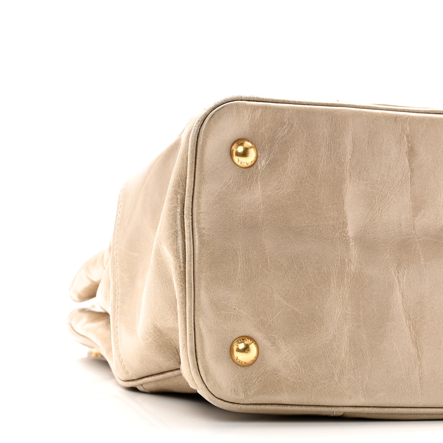 Prada Vitello Shine Shopping Satchel Pomice 8 of 9