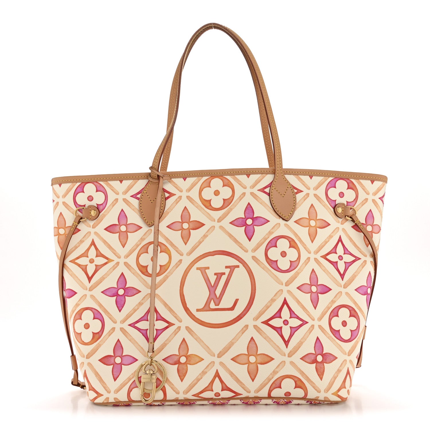 Louis Vuitton Monogram Giant By The Pool 2.0 Neverfull MM Coral 1 of 11