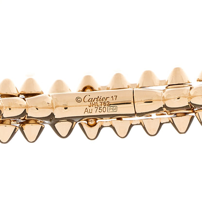 Cartier 18K Pink Gold Small Clash De Cartier Bracelet 17 3 of 4
