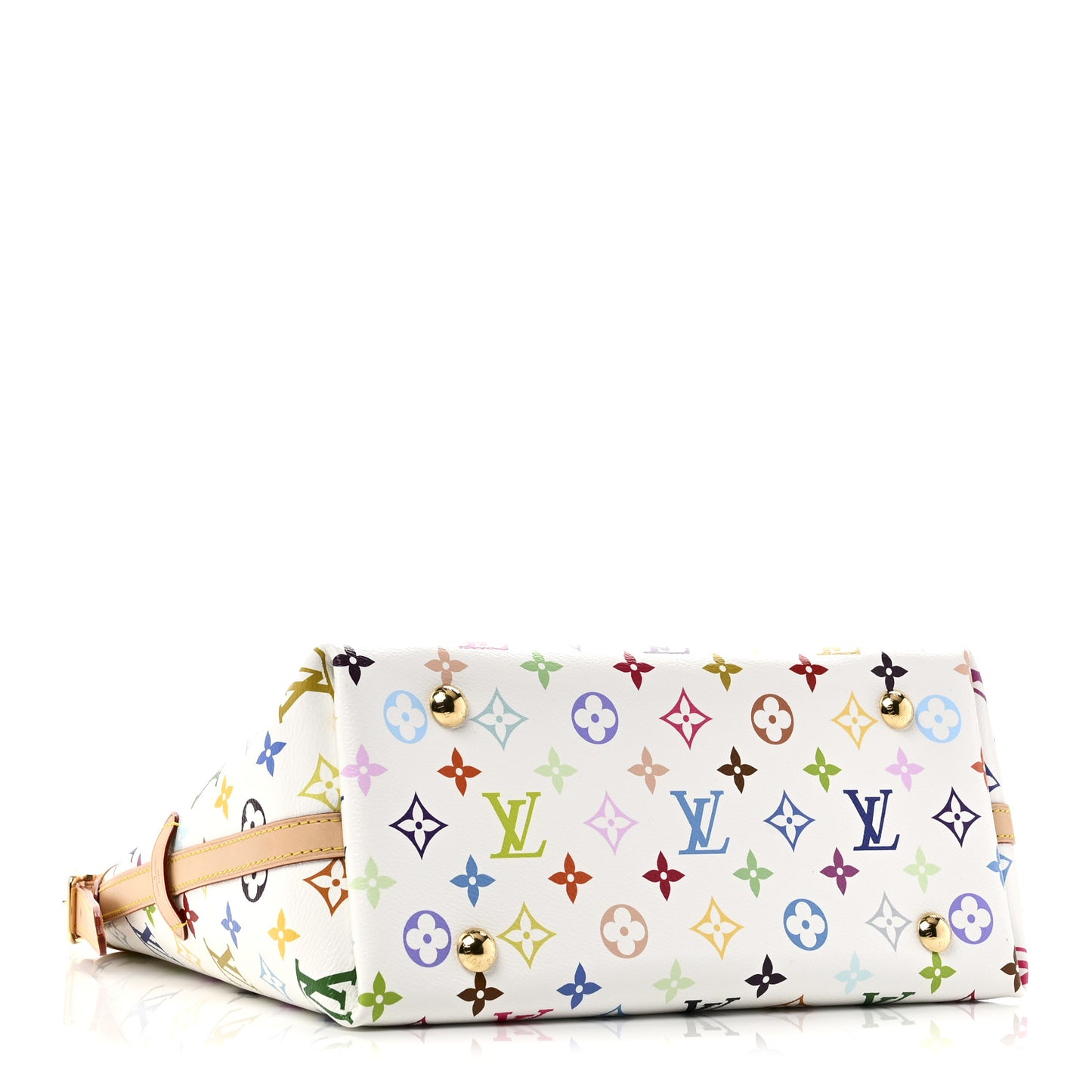 LV x TM Monogram Multicolor CarryAll PM White