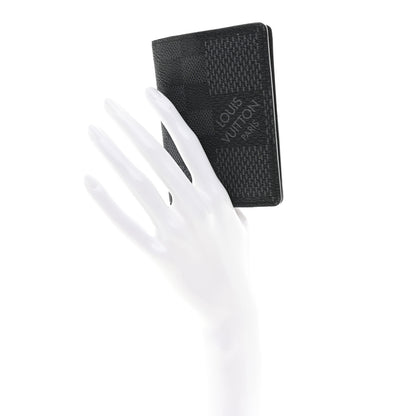 Louis Vuitton Damier Graphite 3D Pocket Organizer Black Grey 2 of 8