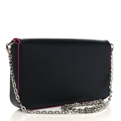 Louis Vuitton Epi Pochette Felicie Black Hot Pink 4 of 7