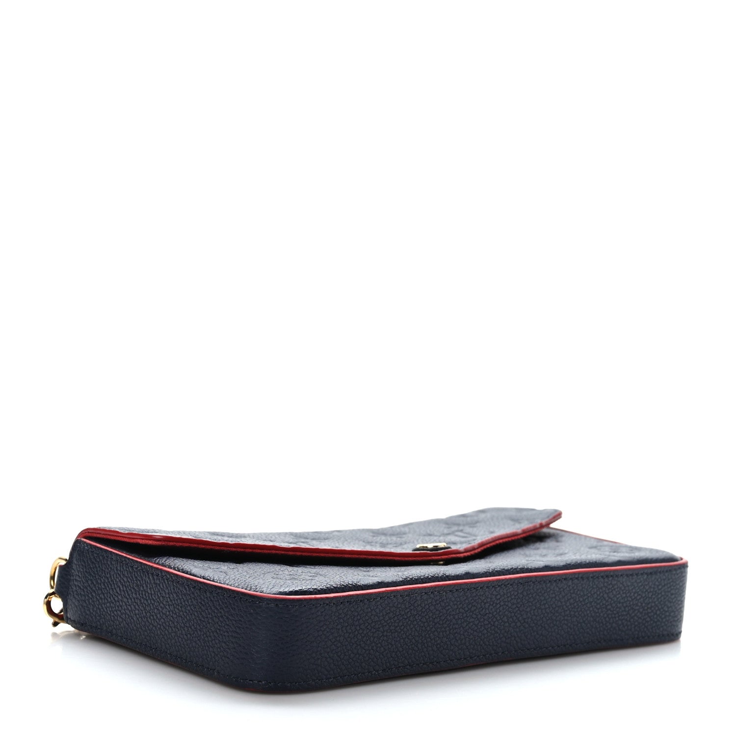 Louis Vuitton Empreinte Pochette Felicie Chain Wallet Marine Rouge 4 of 8