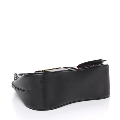 Prada Saffiano Lux Sidonie Top Handle Bag Black 3 of 9