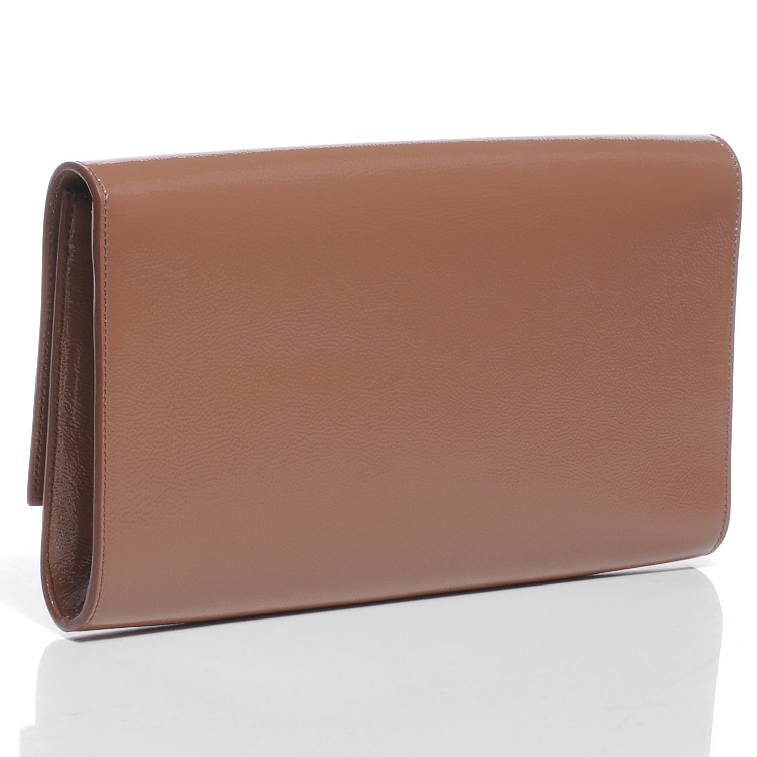 Saint Laurent Patent Belle de Jour Clutch Nude 3 of 8