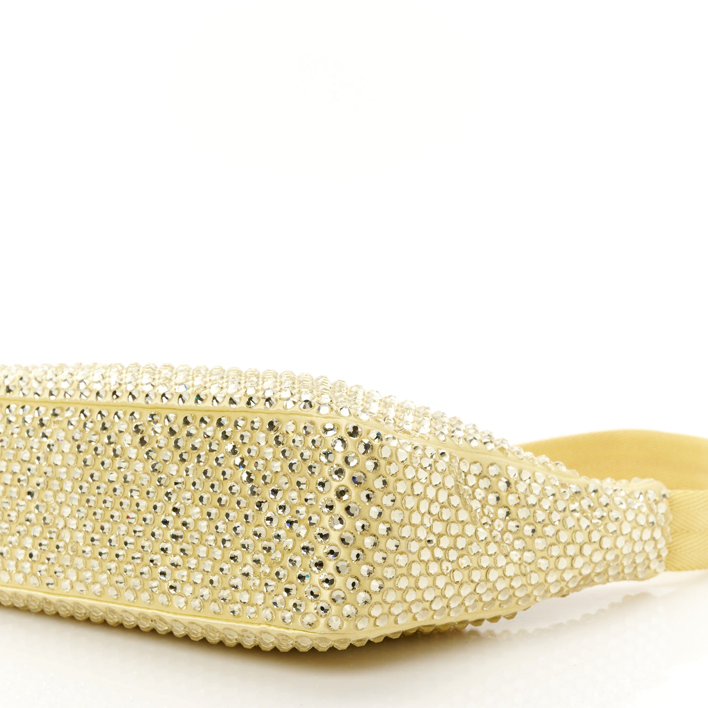 Satin Crystal Mini Re-Edition 2000 Bag Ananas