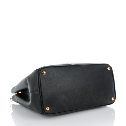 Prada Saffiano Large Galleria Double Zip Tote Black 4 of 9