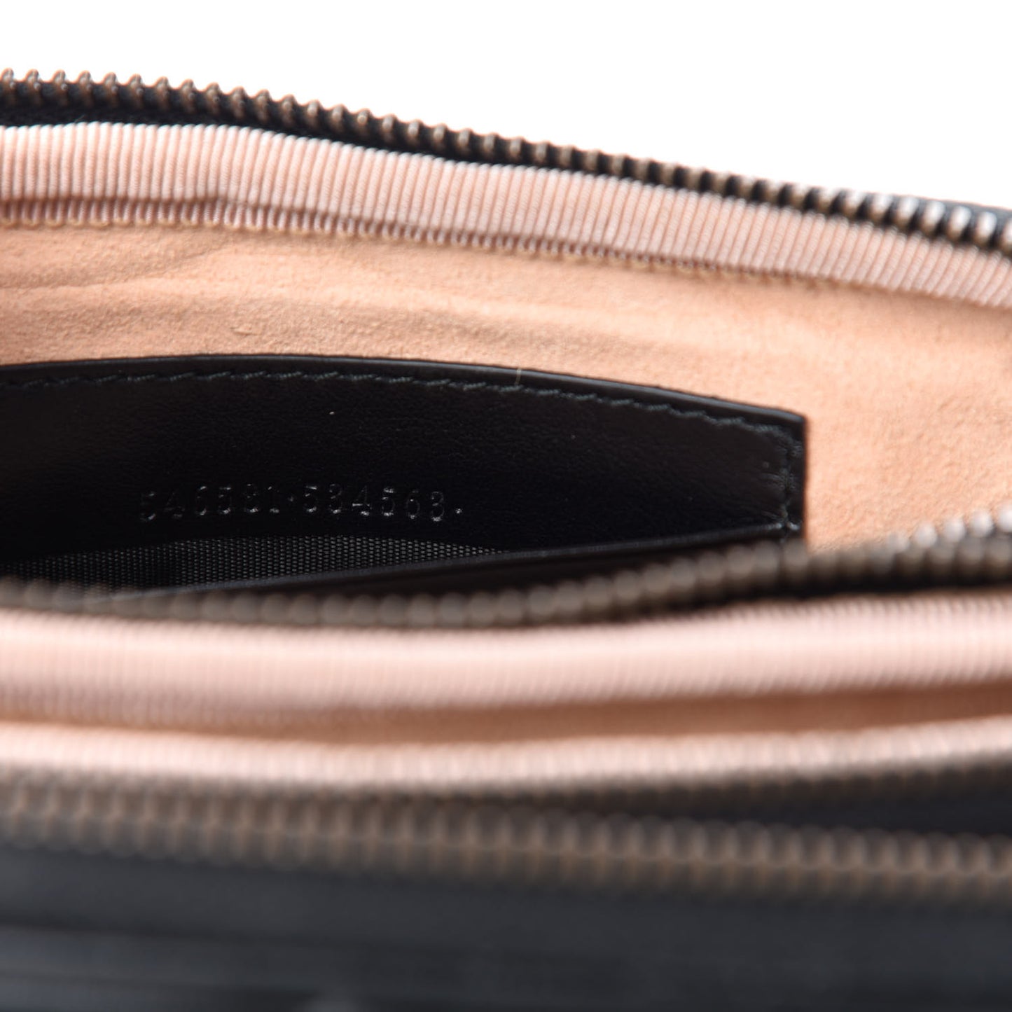 Calfskin Matelasse Mini GG Marmont Chain Crossbody Bag Black