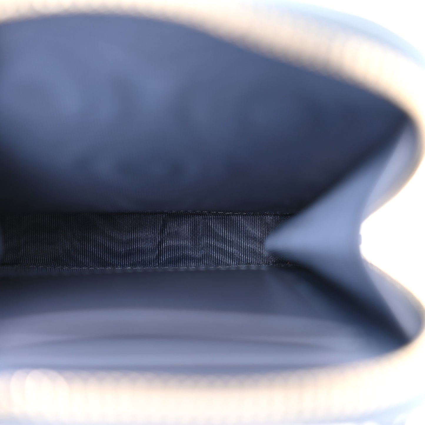 Calfskin Cannage Diamond Cannage Phone Holder Blue