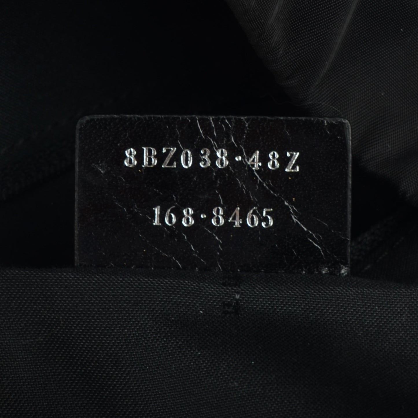 Nylon Vitello Fox Goat Fur Monster Eyes Mini Backpack Black Multicolor Sky