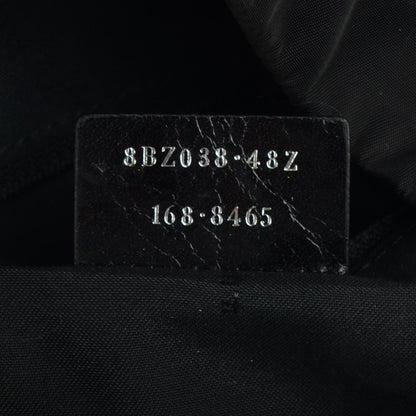 Fendi Nylon Vitello Fox Goat Fur Monster Eyes Mini Backpack Black Multicolor Sky 7 of 7