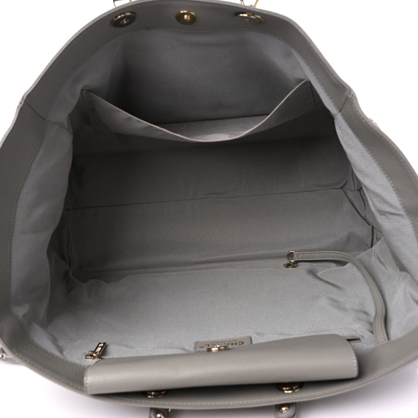 Bullskin Stitched Large Shopping Bag Grey