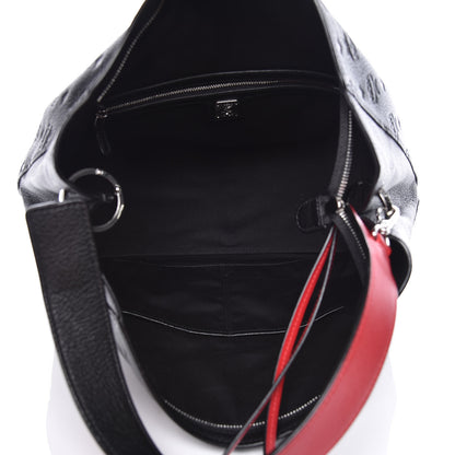MCM Calfskin Ottomar Large Klara Hobo Black 6 of 10