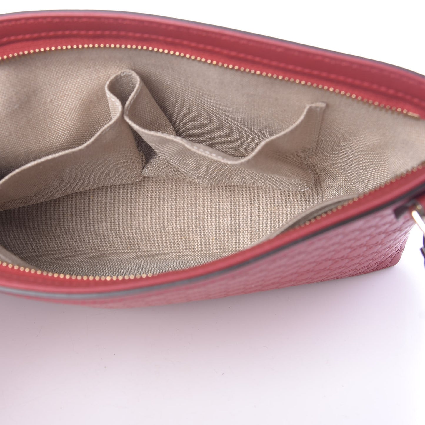 Microguccissima Flat Crossbody Red