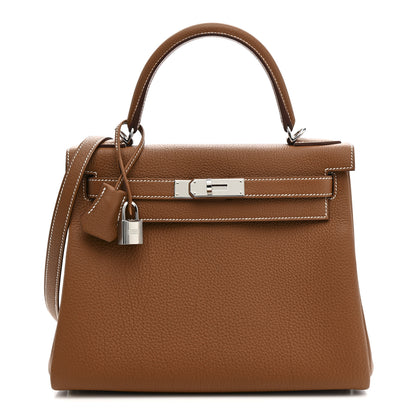 Hermes Togo Kelly Retourne 28 Gold 1 of 12