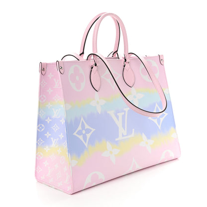 Louis Vuitton Monogram Escale Portofino Onthego GM Pastel 3 of 9