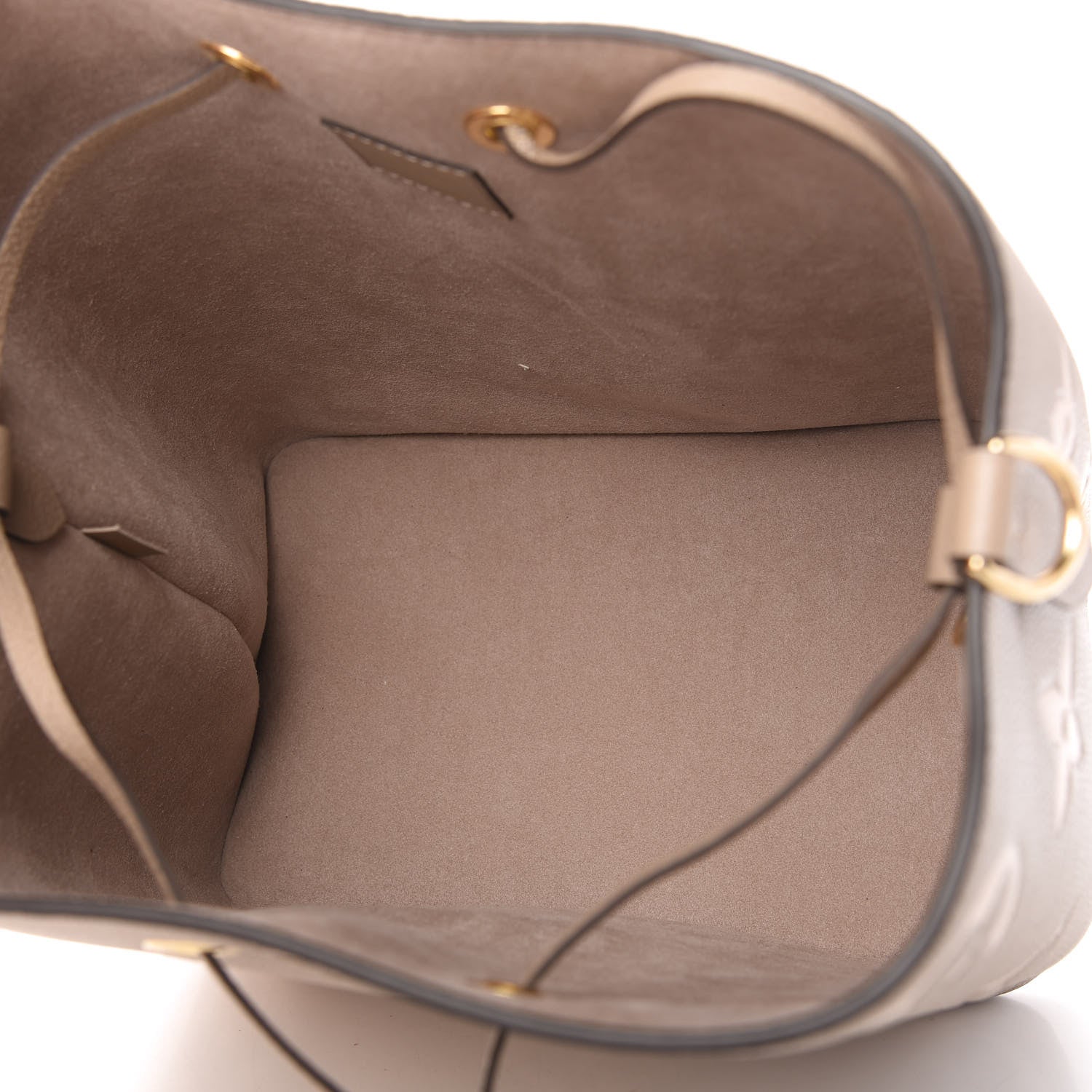 Louis Vuitton Empreinte Monogram Giant Neonoe MM Tourterelle Creme 5 of 11