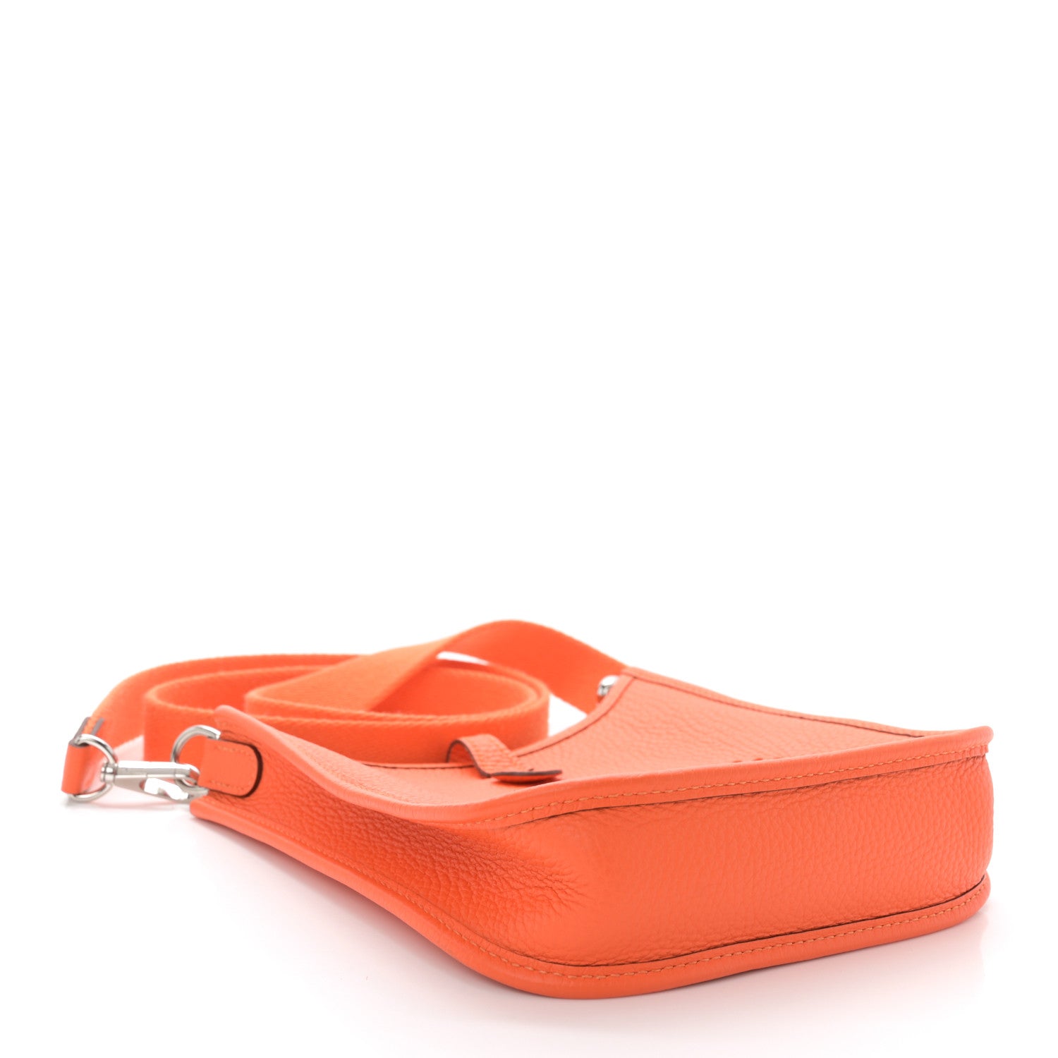 Hermes Taurillon Clemence Evelyne TPM Orange 4 of 11