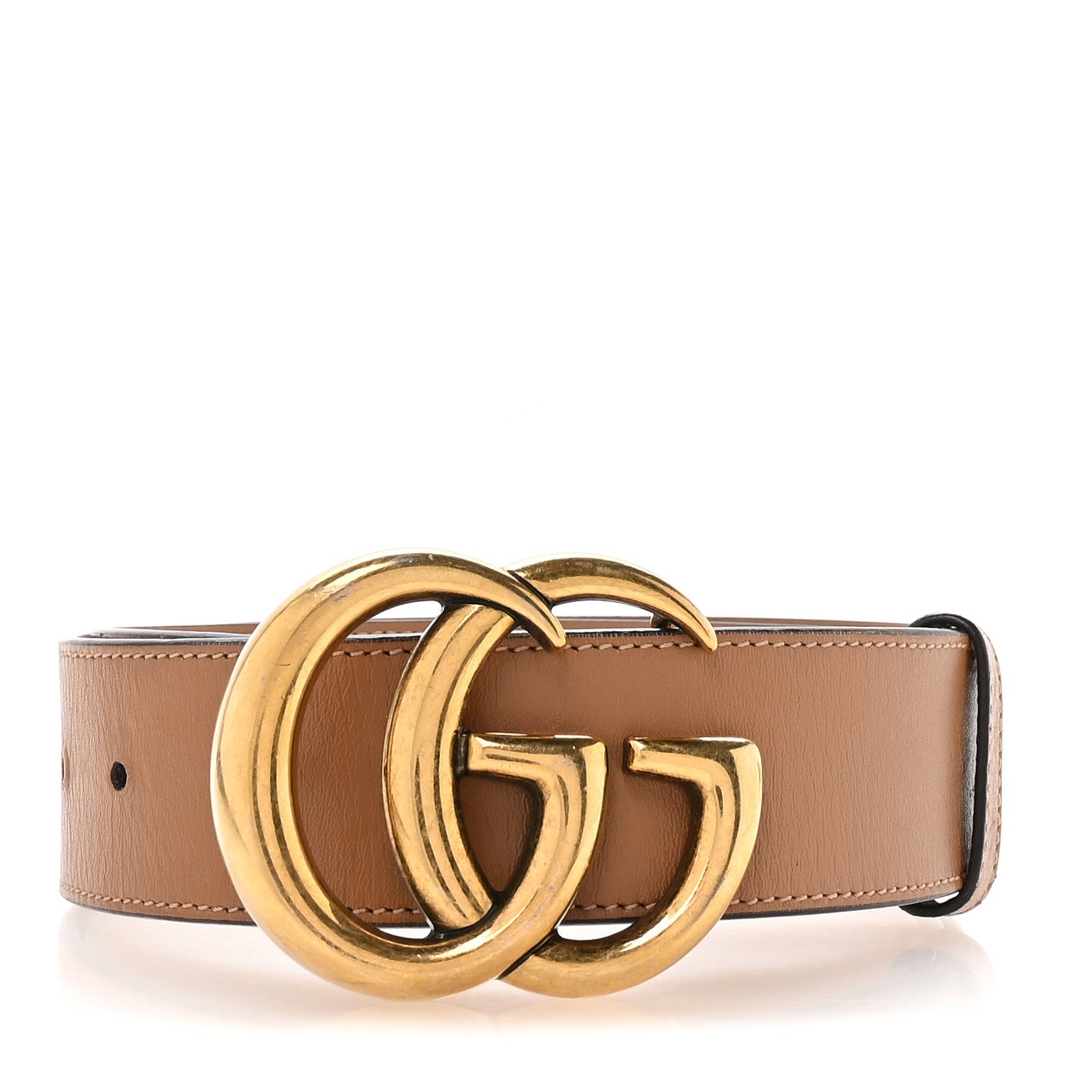 Gucci Calfskin Double G 40mm Belt 80 32 Tan 1 of 5
