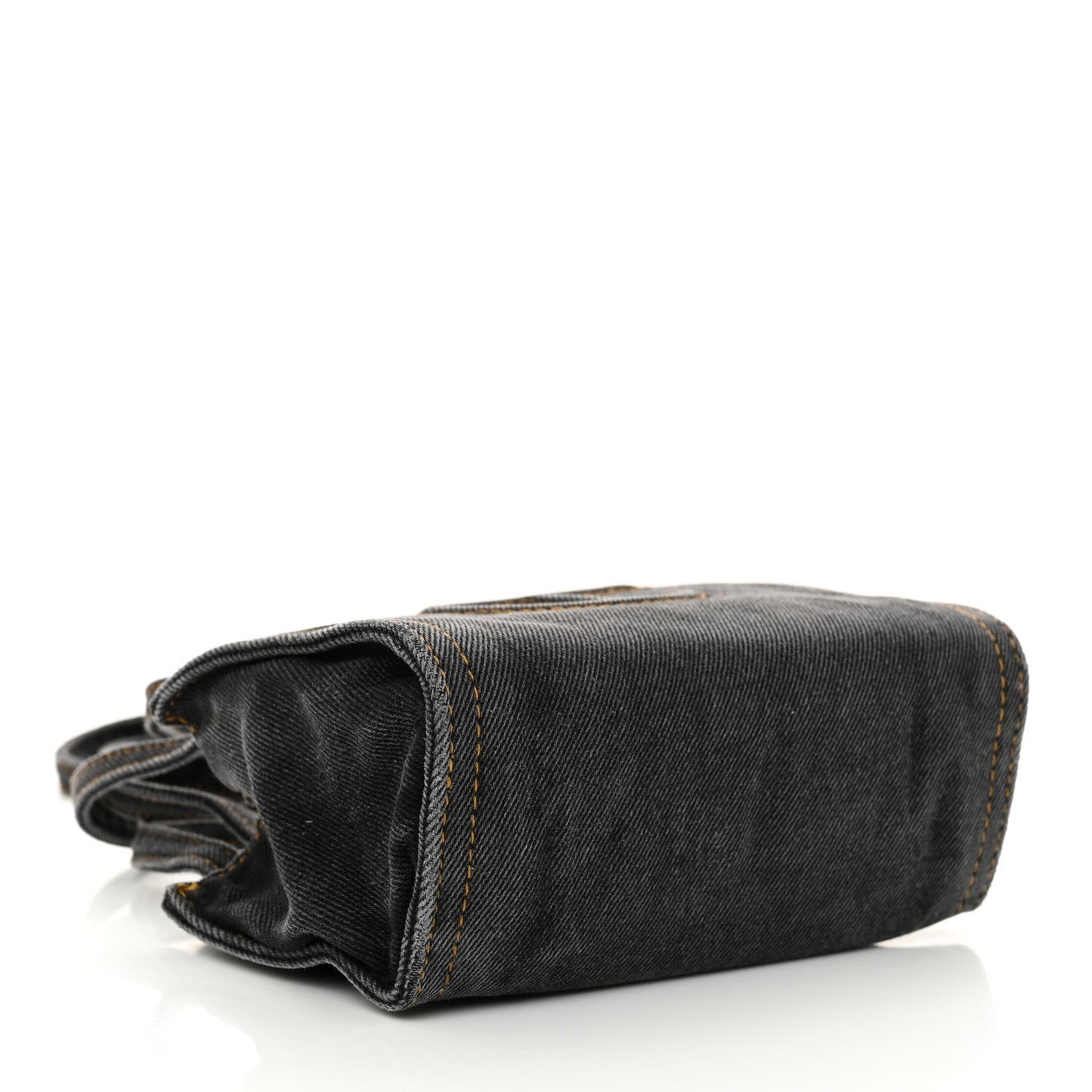Denim Small Shopping Bag Black