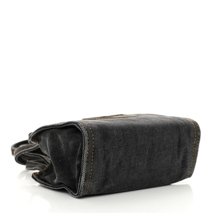 Telfar Denim Small Shopping Bag Black 4 of 10