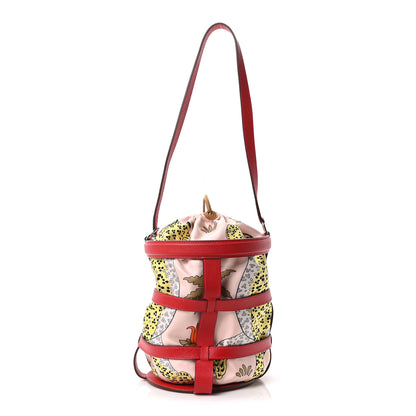 Hermes Epsom Silk Les Leopards Musardine Bag Rouge Casaque 1 of 11