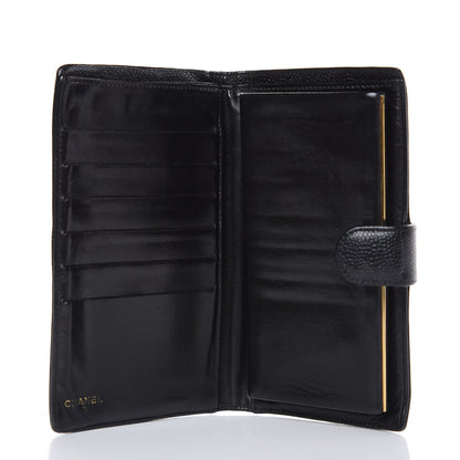 Chanel Caviar Timeless CC French Wallet Black 5 of 12