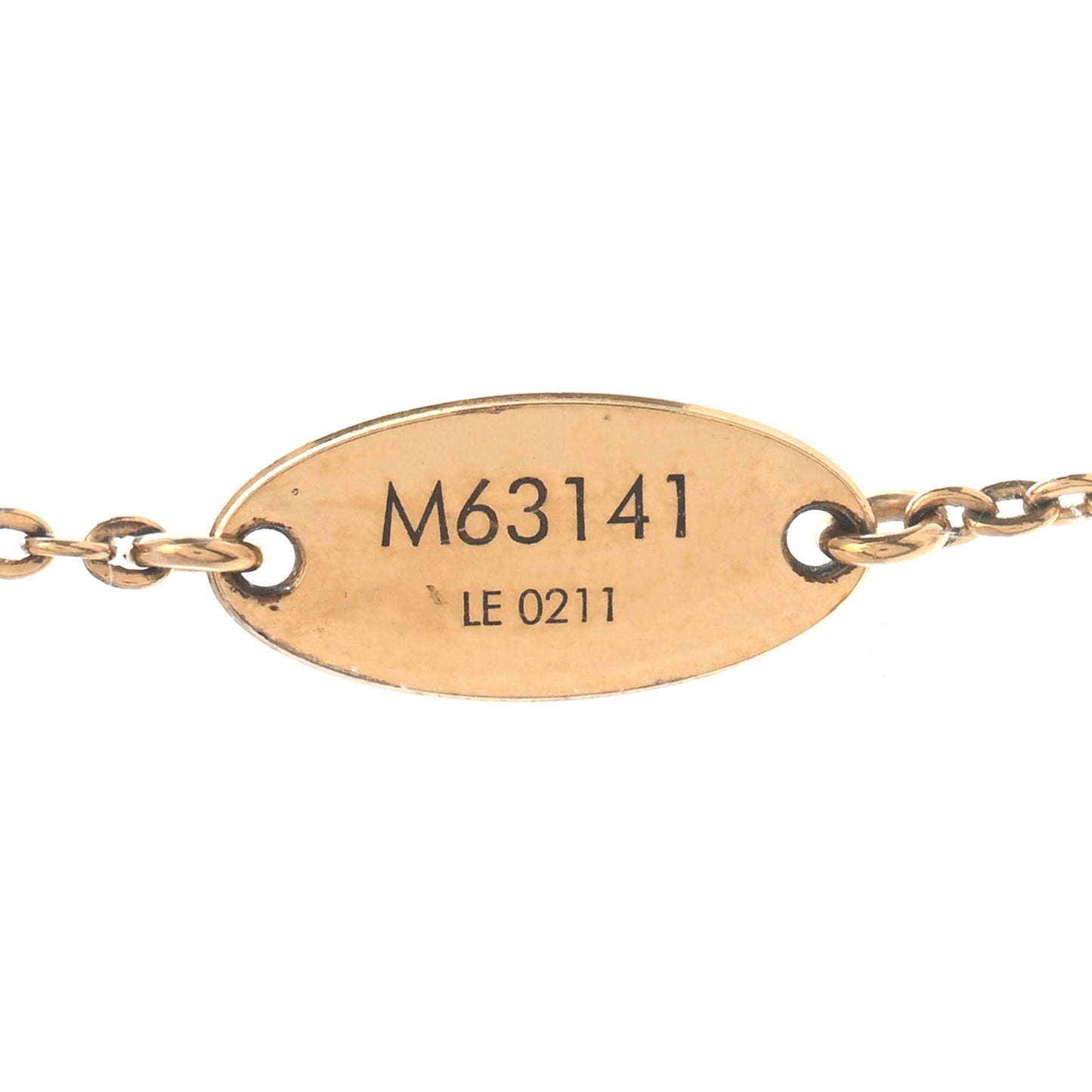 Nanogram Name Tag Necklace Gold Silver