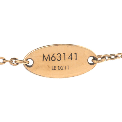 Louis Vuitton Nanogram Name Tag Necklace Gold Silver 7 of 7