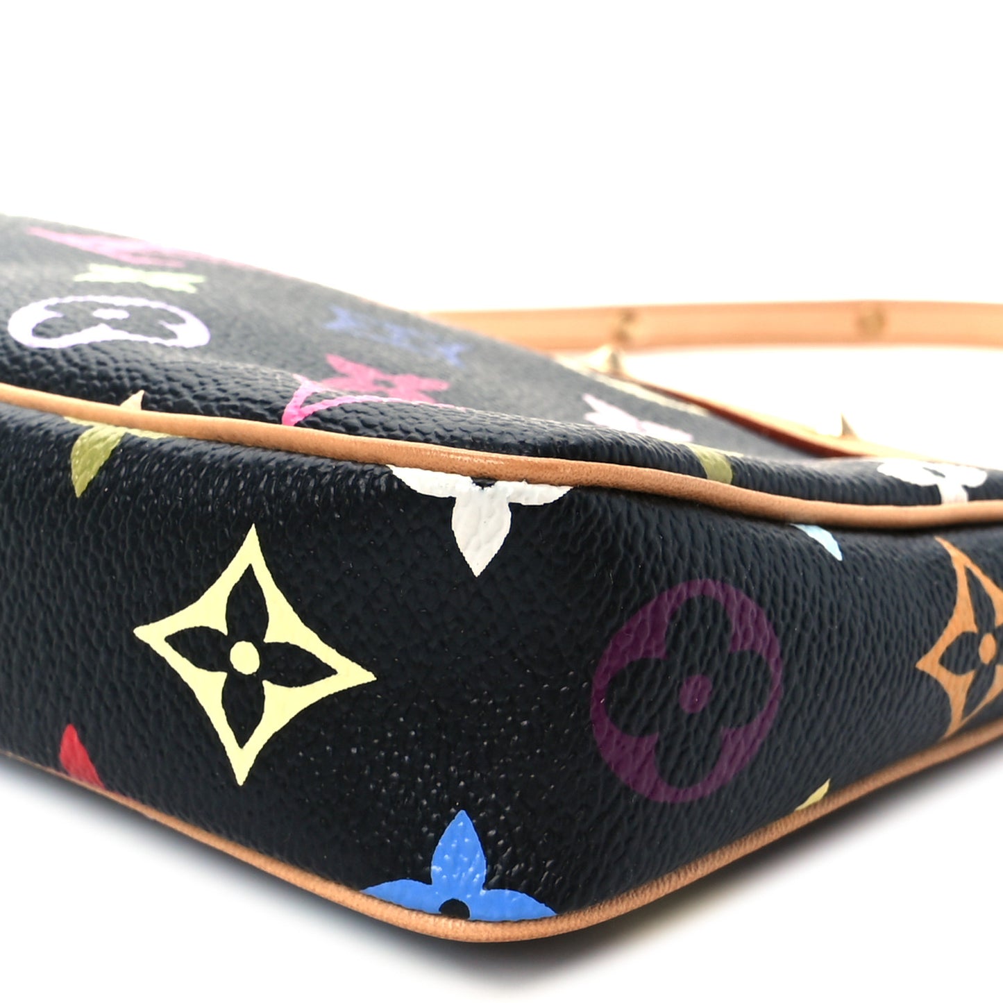 Monogram Multicolor Pochette Accessories Black