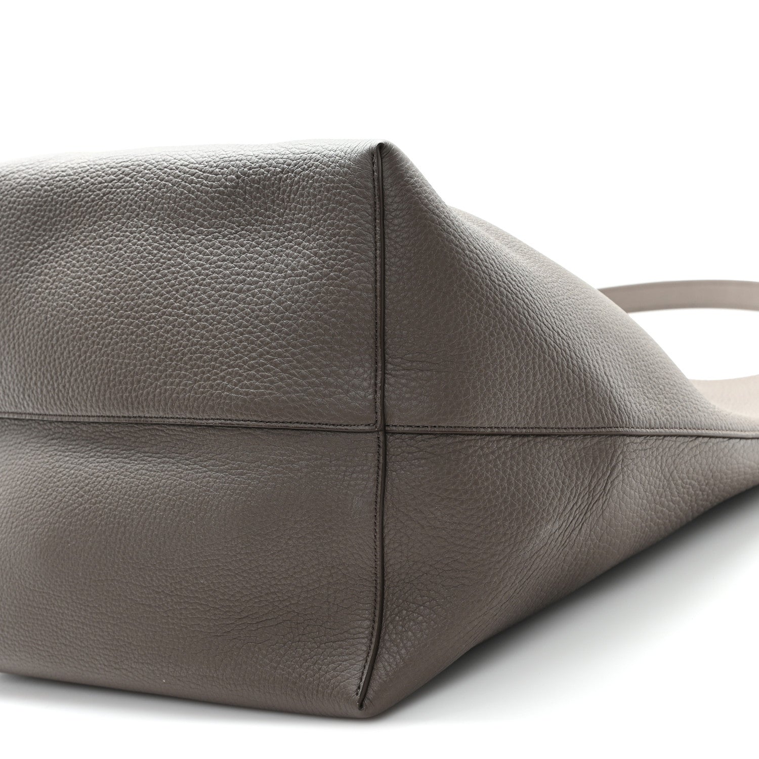 The Row Grained Calfskin Large N/S Park Tote French Grey 9 of 9