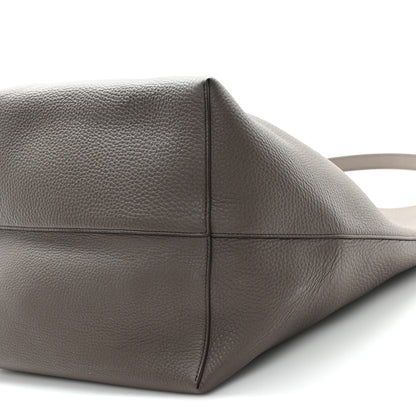 The Row Grained Calfskin Large N/S Park Tote French Grey 9 of 9