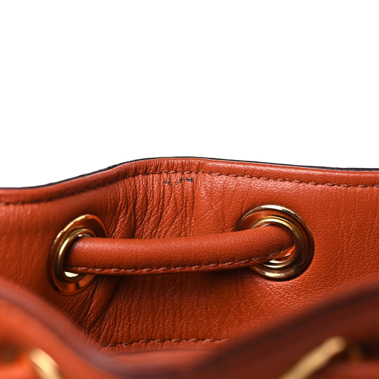 Visetos Drawstring Bucket Bag Brown